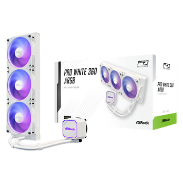 Кулер для процесора ASROCK (PRO WHITE 360 ARGB) [305898]