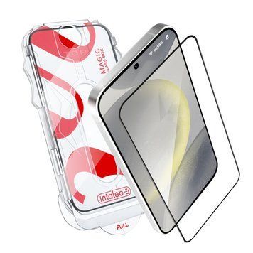 Захисне скло Intaleo з аплікатором Intaleo MagicBox для Samsung Galaxy S24+ SM-S926 Black (4820266742881) [600830]