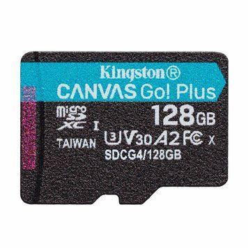 Карта пам'яті microSDXC (UHS-1 U3) Kingston Canvas Go! Plus 128Gb class 10 A2 V30 (R200MB/s) (SDCG4/128GBSP) [803242]