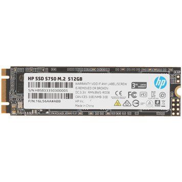 Накопичувач SSD 512GB HP S750 M.2 2280 SATA III 3D NAND TLC (16L56AA#ABB) [619158]