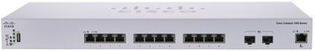 Комутатор Cisco Catalyst 1300 12х10GE, 2x10G SFP+ (C1300-12XT-2X) [105232]