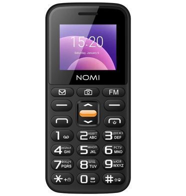 Мобiльний телефон Nomi i1820 Dual Sim Black (i1820 Black) [613688]