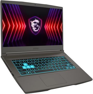 Ноутбук MSI Thin 15 A15B7UC 15.6 FHD, Ryzen 7-7735HS, 16GB, F1TB, NVD3050-4, DOS, чорний (9S7-16RK11-463) [100779]