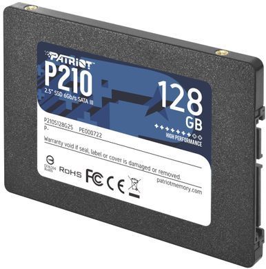 Накопичувач SSD 128GB Patriot P210 2.5" SATAIII TLC (P210S128G25) [608097]