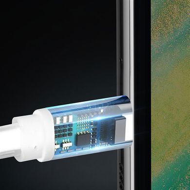 Кабель ColorWay USB - Lightning (M/M), 0.25 м, White (CW-CBUM-LM25W) [609343]