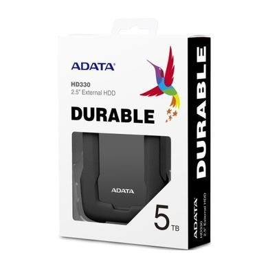 Зовнішній жорсткий диск PHD External 2.5'' ADATA USB 3.1 DashDrive Durable HD330 5TB Black (AHD330-5TU31-CBK) [803169]