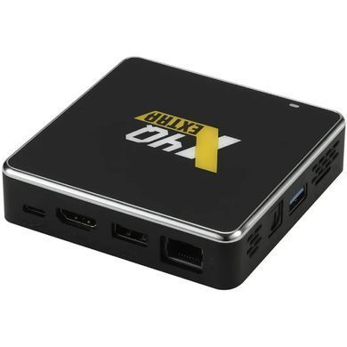 TV Медіаплеєр Ugoos 4/128Gb/Amlogic S905X4/Android 11/WiFi 2.4G+5G/BT 5.1/BT Voice Gyro (X4Q EXTRA) [404859]