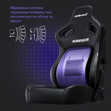 Крісло для геймерів Anda Seat Kaiser 4 Size L Grey (AD12YDDC-L-20-G-CF) [614747]