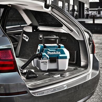 Пилосос професійний Makita, LXT 18В, 67мБар, контейнер 7.5л, НЕРА, 4.6кг, без АКБ та ЗП (DVC750LZ) [15603]