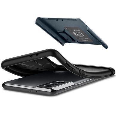 Чохол-накладка Spigen Slim Armor для Samsung Galaxy S21 SM-G991 Metal Slate (ACS02444) [602866]