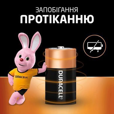 Лужні батарейки Duracell D, 2 шт. (5020280/5014581/5005987/5014435) [204004]