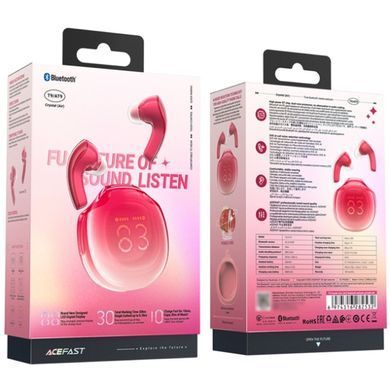 Навушники TWS Acefast T9 pomelo red (6974316282532) [401930]