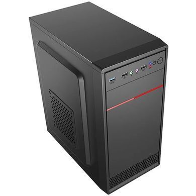 Корпус Casecom GN-1714 500W-120mm USB 3.0 mATX, Black (GN-1714-500) [405166]