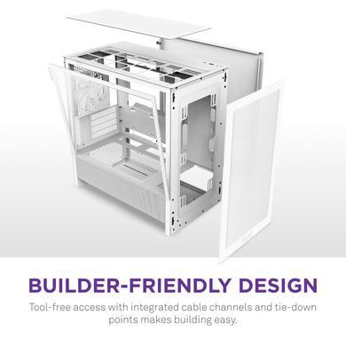 Корпус NZXT H3 Flow White без БЖ (CC-H31FW-01) [616901]