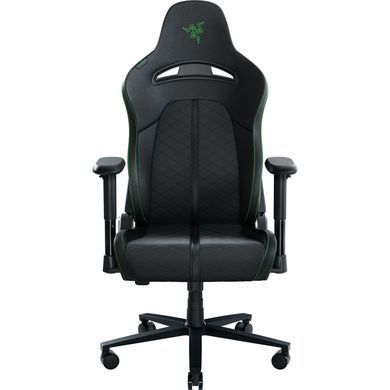 Крісло Razer Enki X ПУ шкіра, 2D-Armrests, чорно-зелений (RZ38-03880100-R3G1) [114701]