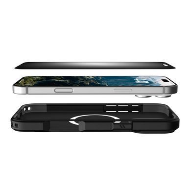Захисна плівка анти-шпигун UAG для iPhone 16 Pro Max, Removable Privacy, Glass - Tint (14436911NA) [103131]