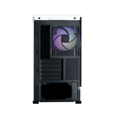 Корпус Zalman P30 без БЖ, 1xUSB3.0, 1xUSBType-C, 3x120мм ARGB, VGA 420мм, LCS ready, TG Side Panel, mATX, чорний/білий (P30BW) [109560]