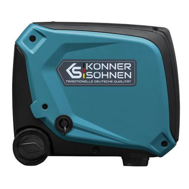 Генератор газобензиновий інверторний Konner&Sohnen KS 4000iEG S, LPG 230В, 4.0кВт, електростартер, 40кг (KS4000IEGS) [105931]