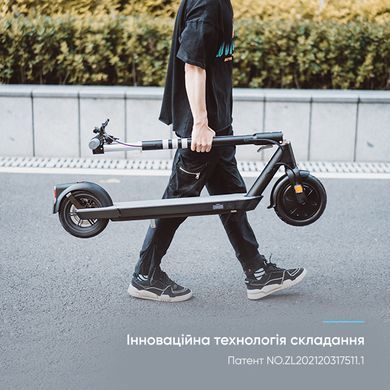 Електросамокат OKAI ES20-NEON Black 9", 300(600)W, 9.8Ah, 40km, 25km\h, 20%, NFC, App, 16kg (ES20-B) [800001]
