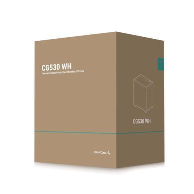 Корпус DeepCool CG530 White без БЖ (R-CG530-WHNDA0-G-1) [608749]