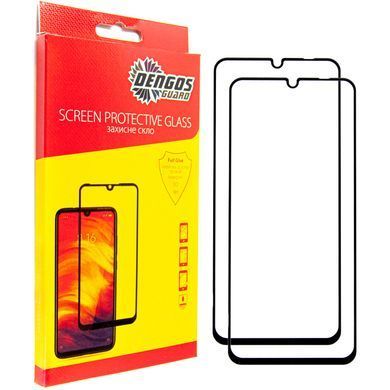Захисне скло Dengos для Samsung Galaxy A05s SM-A057 Black Full Glue 2шт (DG-TG2P-01) [600731]