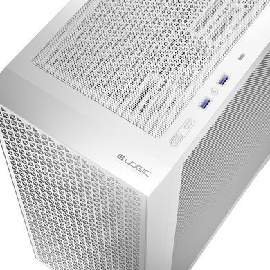 Корпус LogicConcept DART PRO MIDI WHITE MESH fans 4x120mm без БЖ ATX (AT-DART-PRO-0000-20) [402978]