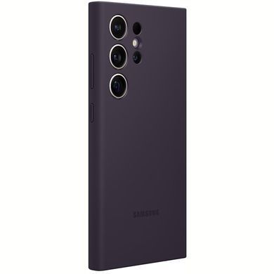 Чохол-накладка Samsung Silicone Cover для Samsung Galaxy S24 Ultra SM-S928 Dark Violet (EF-PS928TEEGWW) [614578]
