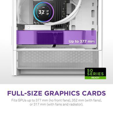 Корпус NZXT H3 Flow White без БЖ (CC-H31FW-01) [616901]