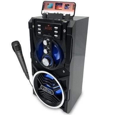 Акустична система 1.0 Media-Tech 18W, Bluetooth/FM/AUX/SD/USB/КАРАОКЕ чорна (MT3150) [404770]