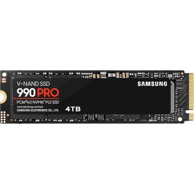 Накопичувач SSD Samsung M.2 4TB PCIe 4.0 990PRO (MZ-V9P4T0BW) [109338]