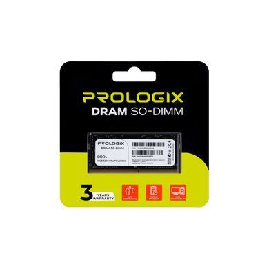 Модуль пам`ятi SO-DIMM DDR4 16GB/3200 Prologix (PRO16GB3200D4S) [608070]
