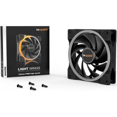 Вентилятор be quiet! Light Wings 120mm PWM High-Speed Black (BL073) [620182]
