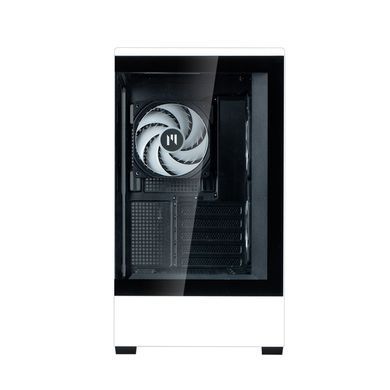 Корпус Zalman P30 без БЖ, 1xUSB3.0, 1xUSBType-C, 3x120мм ARGB, VGA 420мм, LCS ready, TG Side Panel, mATX, чорний/білий (P30BW) [109560]