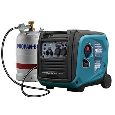 Генератор газобензиновий інверторний Konner&Sohnen KS 4000iEG S, LPG 230В, 4.0кВт, електростартер, 40кг (KS4000IEGS) [105931]
