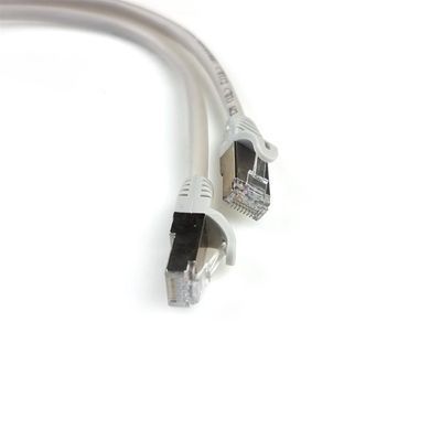 Патч-корд FTP EServer (FTP CORD-0.5M-GRY) RJ45, Cat.5e, 0.5 м, сірий (CAT.5E FTP CORD-0.5M-GRY) [618927]