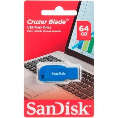 Флеш-пам'ять (накопичувач USB) USB2 64GB SANDISK (SDCZ50C-064G-B35BE) [501230]