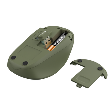 Комп'ютерна миша TRUST YVI+ wireless mouse Eco Green (24552) [301562]