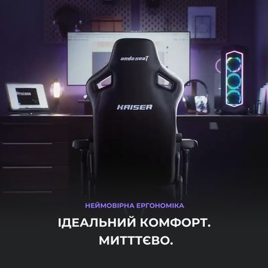 Крісло для геймерів Anda Seat Kaiser 4 Size L Grey (AD12YDDC-L-20-G-CF) [614747]