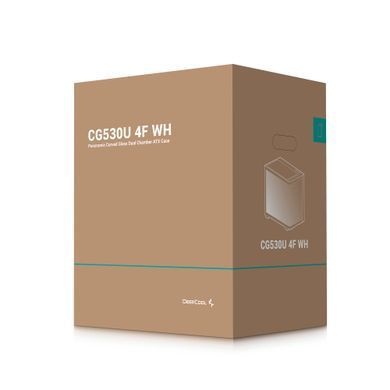 Корпус DeepCool CG530U 4F White без БЖ (R-CG530U-WHAGA4-G) [618117]