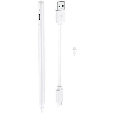 Стилус Hoco GM102 Smooth series active anti-mistake touch capacitive pen (iPad only) White (GM102W) [604489]