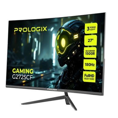 Монітор Prologix Gaming 27" VA Black Curved 180Hz (G2725CF) [613103]