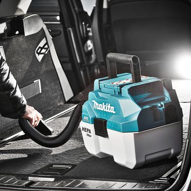 Пилосос професійний Makita, LXT 18В, 67мБар, контейнер 7.5л, НЕРА, 4.6кг, без АКБ та ЗП (DVC750LZ) [15603]