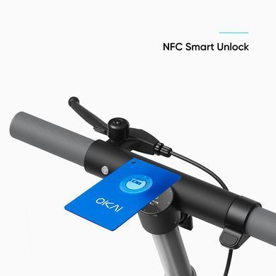 Електросамокат OKAI ES20-NEON Black 9", 300(600)W, 9.8Ah, 40km, 25km\h, 20%, NFC, App, 16kg (ES20-B) [800001]