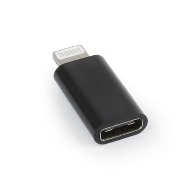 Адаптер Cablexpert USB Type-C - Lightning (F/M) Black (A-USB-CF8PM-01) [608389]