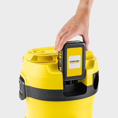 Karcher Пилосос WD 2-18 господарьский, акумуляторний, 12л, 18В, без АКБ и ЗП (1.628-500.0)