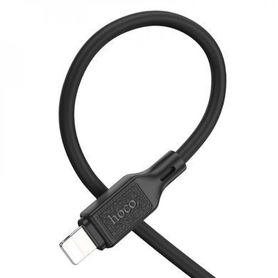 Кабель HOCO X90 Cool silicone PD charging data cable for iP Black (6931474788382) [805473]