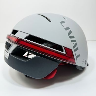 Захисний шолом Livall BH51M NSO (L) Sandstone Grey (57-61см), акустика JBL, мікрофон, сигнали поворотів та стопів, додаток, пульт BR80, застібка, BT (LIV-JB51MN-4312) [800024]