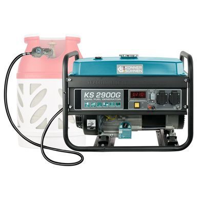 Генератор газобензиновий Konner&Sohnen KS 2900G LPG, 230В, 2.9кВт, ручний стартер, 43кг (KS2900G) [105950]