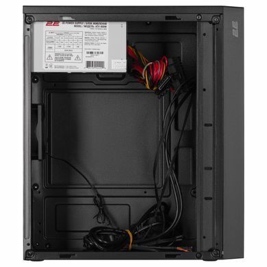 Корпус 2E TeamX TMX03 з БЖ 2E ATX400W, 2xUSB2.0, 1x80мм, VGA 220мм, mATX, чорний (2E-TMX03) [111327]