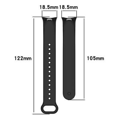 Силіконовий ремінець BeCover для Xiaomi Mi Smart Band 8 Purple (709394) [604919]